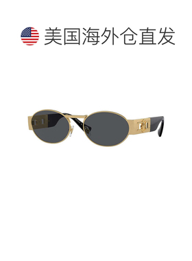 自营versaceVE2264 100287哑光金/深灰色-哑光金 美国奥莱直发