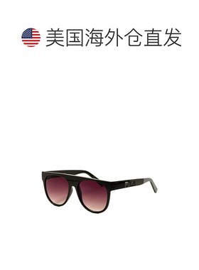 自营 Fila男式99毫米黑色太阳镜-黑色 美国奥莱直发