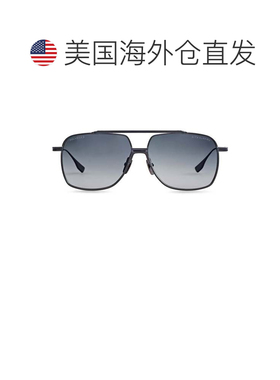 自营ditaAlkamx渐变方形钛太阳镜-灰色 美国奥莱直发配饰