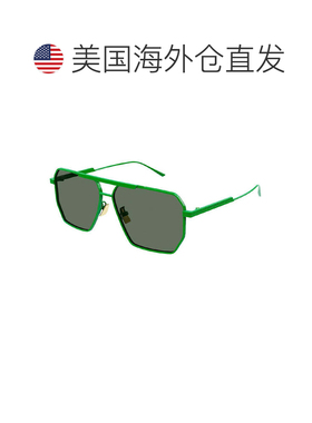 自营bottega venetaBV1012S 006绿色/绿色-绿色 美国奥莱直发配饰