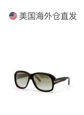 自营Tom Ford Sunglasses Aviator Full Rim, Dark Havana Frame