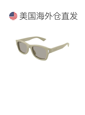 自营saint laurentSl 801醋酸纤维方形太阳镜-灰色 美国奥莱直发
