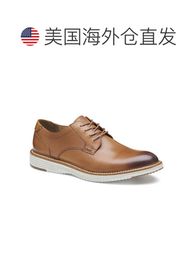 自营Johnston & Murphy Men's Hodges Leather Plain Toe Lace-up
