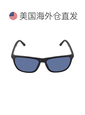 自营Calvin Klein Blue Rectangular Men's Sunglasses CK20520S
