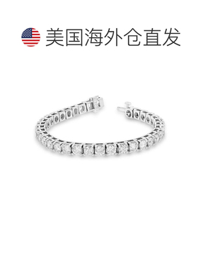 自营Diana M. 4.59 克拉钻石网球手链 - 白色 美国奥莱直发