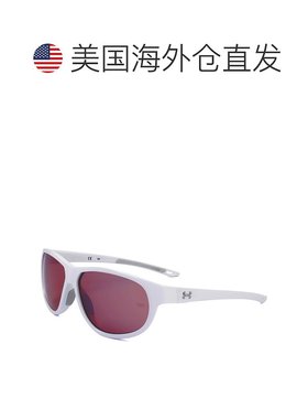 自营 Under Armour女式59毫米紫色太阳镜-白灰色 美国奥莱直发