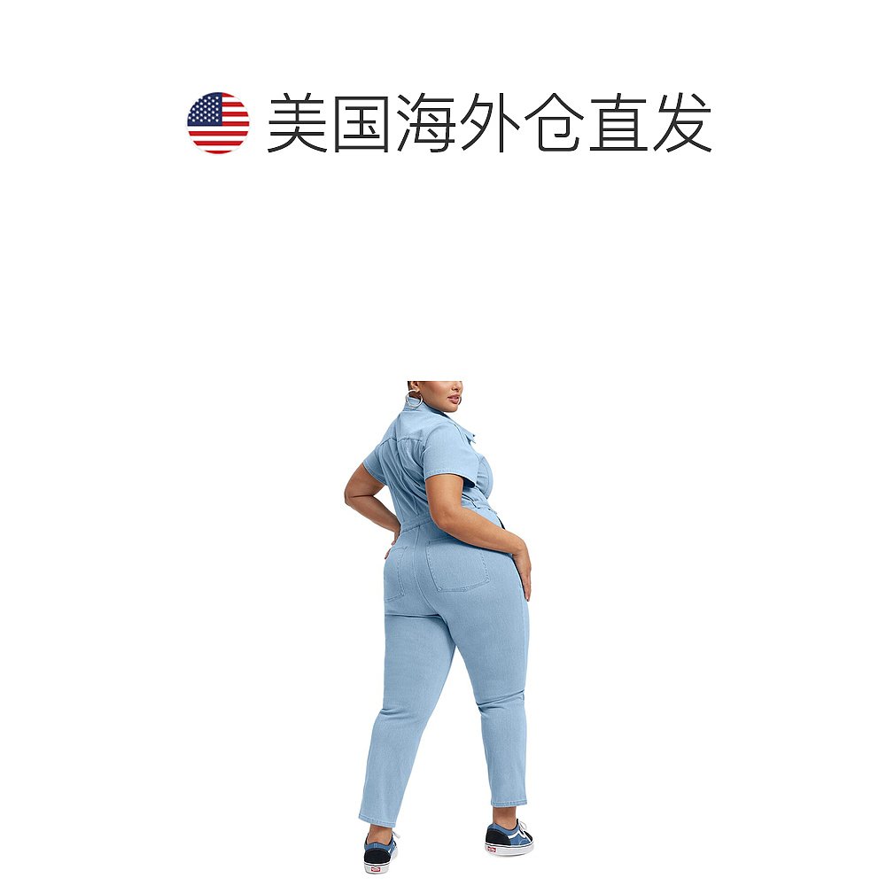 GOOD AMERICAN Fit For Success连身裤-蓝色【美国奥莱】直发-图1