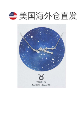 自营sterling forever\'When Stars Align\' 星座项链 - 银-金牛
