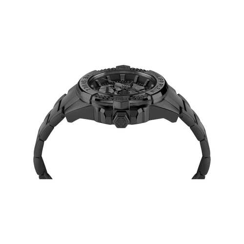 自营philipp plein$ kull Chrono硅胶手表-灰色/枪/灰色 美国奥莱 - 图3