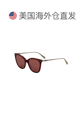 自营Longchamp女式55mm条纹红色LO757S-607-条纹红色 美国奥莱直
