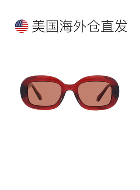 自营salvatore ferragamoFerragamo红色椭圆形女士太阳镜SF2038S