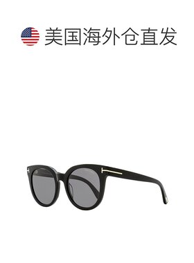 自营 Tom Ford女式Moira偏光太阳镜TF1109 01D黑色53mm-01D 美国