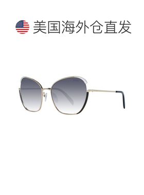 自营Emilio Pucci Metal Women's Sunglasses - gold 美国奥莱直