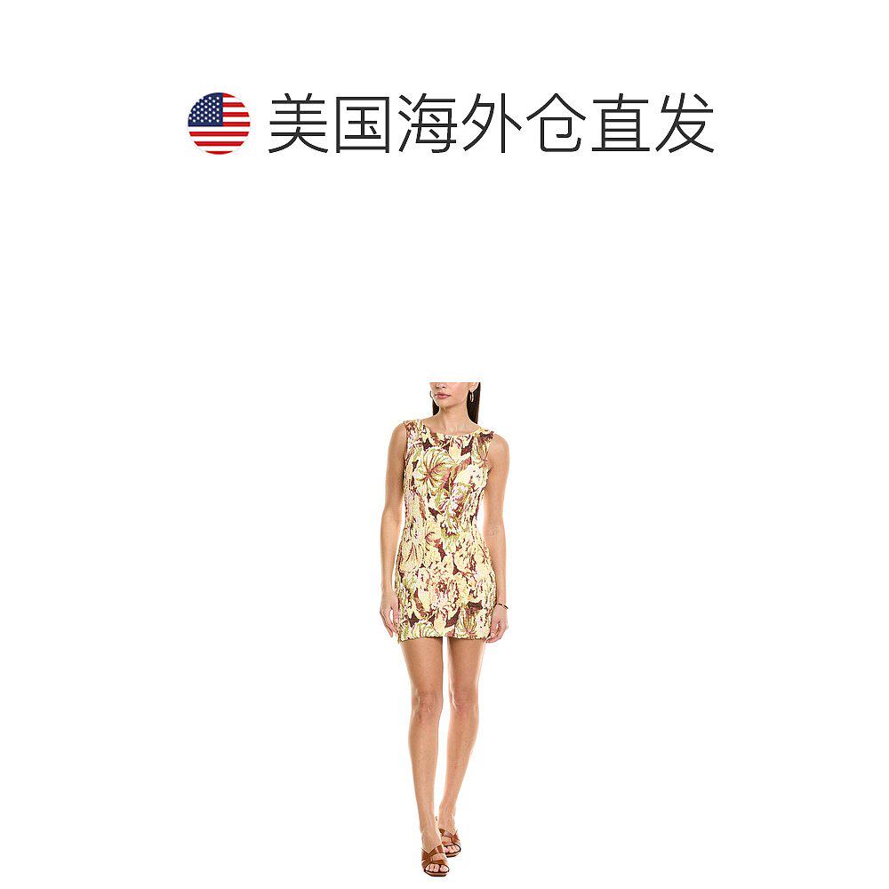 自营Significant Other Simona Mini Dress - green 美国奥莱直发 - 图1