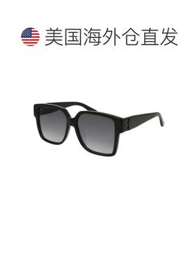 自营saint laurentSL M9/F 002闪亮黑色/灰色渐变-闪亮黑色 美国