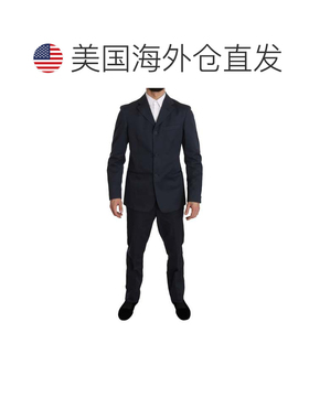 自营Romeo Gigli Two Piece 3 Button Cotton Solid Men's Suit -
