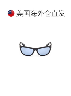 自营tom fordFt1363 Glossy Black Frame Sunglasses - blue 美国