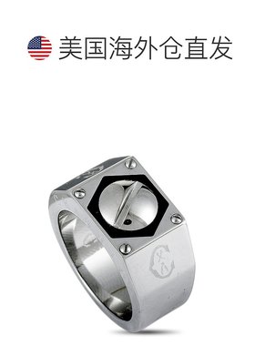 自营 Charriol Rotonde 不锈钢黑色环氧树脂带环 - 多 美国奥莱直