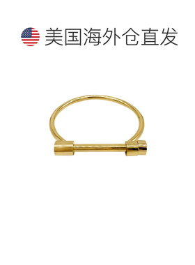 自营 adornia螺丝袖口金色 - 黄色时尚手镯 美国奥莱直发手链配饰