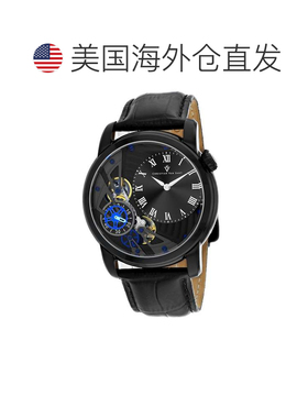 自营Christian Van Sant Men's Sprocket Auto-Quartz Black Roun