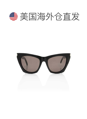 自营Saint Laurent Kate Sunglasses - black 美国奥莱直发