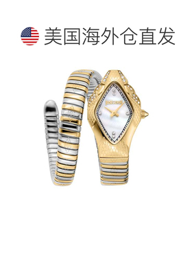 自营Just Cavalli Women's Snake 316L Stainless Steel Watch -