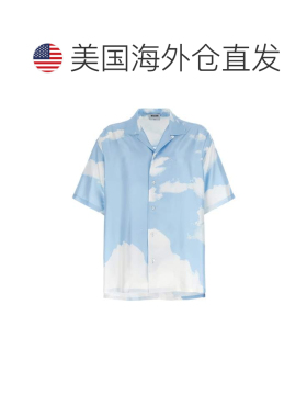 自营Moschino Men's Silk Shirt - multicolor 美国奥莱直发