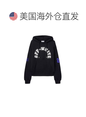 自营off-whiteOff- Cotton Men's Sweatshirt - black 美国奥莱直
