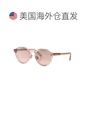自营Tom Ford Sunglasses Round Full Rim, Transparent Pink Fra