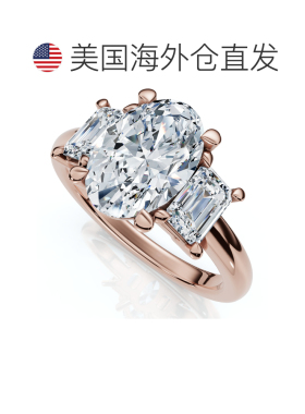 自营pompeii3Certified 2 3/4Ct Jenn Oval Diamond Engagement R
