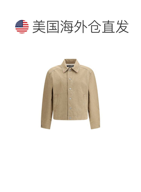 自营Jacquemus Cotton blue Men's Jacket - beige 美国奥莱直发