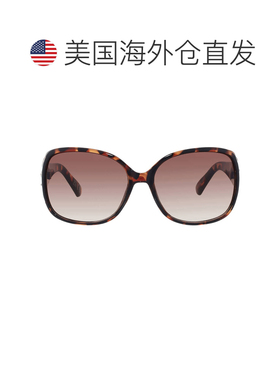 自营Nine West Brown Oval Ladies Sunglasses 10262002.KHL BRNB