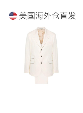 自营Brunello Cucinelli Cotton Two-Piece Men's Suit - beige