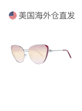 自营Emilio Pucci Metal Women's Sunglasses - silver 美国奥莱