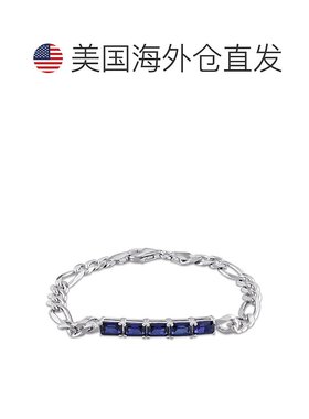 自营 mimi & max4 3/4 CT TGW 创造了 925 纯银蓝色蓝宝石诞生石