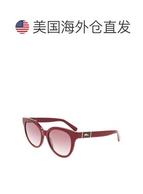 自营 Longchamp Women's 53 mm Burgundy Opticals - burgundy 美