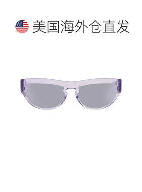 自营Burberry Grey Mirror Cat Eye Ladies Sunglasses BE4422U 4