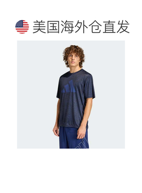 自营Men's adidas WORKOUT ESSENTIALS BRANDLOVE T-SHIRT - lege