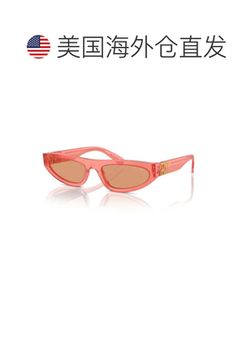 自营miu miu07zs Sole Cat-Eye Sunglasses - orange 美国奥莱直