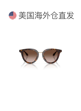 自营giorgio armani0ar8252u圆形猫眼太阳镜，配龟形醋酸纤维镜框