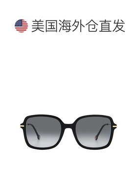 自营Carolina Herrera Grey Shaded Butterfly Ladies Sunglasses