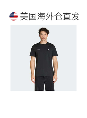 自营Men's adidas SOCCER SLOGAN GRAPHIC T-SHIRT - black 美国