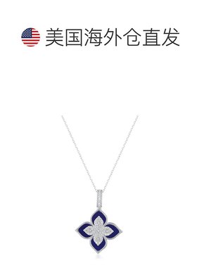 自营Suzy Levian Sterling Silver Black Enamel White Cubic Zir