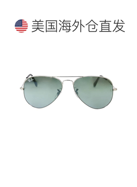 自营ray-banRay Ban Aviator Mirror Silver Unisex Sunglasses R
