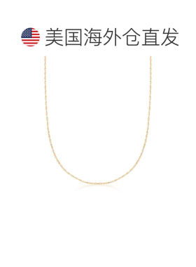 自营Ross-Simons 意大利 1 毫米 14 节黄金绳链项链 - 16 英寸 美