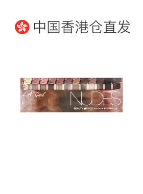 香港直邮L.A. GIRL洛杉矶女孩Beauty Brick12色眼影盘裸色彩正品