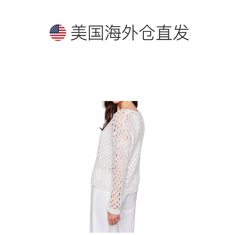 自营charlie bFancy Yard V-Neck Sweater In Petal 美国奥莱直发 - 图1
