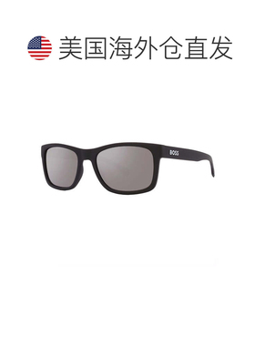 自营hugo bossBOSS 1569/S 0003 T4哑光黑/银色镜面-哑光黑 美国
