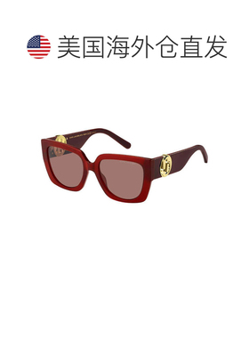 自营Marc Jacobs Sunglasses Square Full Rim, Red Frame And Bu