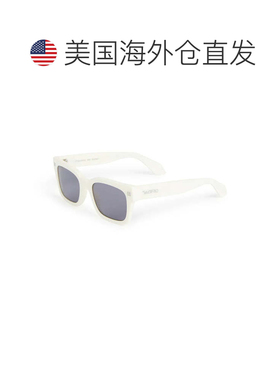 自营Off-White Sunglasses Square Full Rim, White Frame And Da